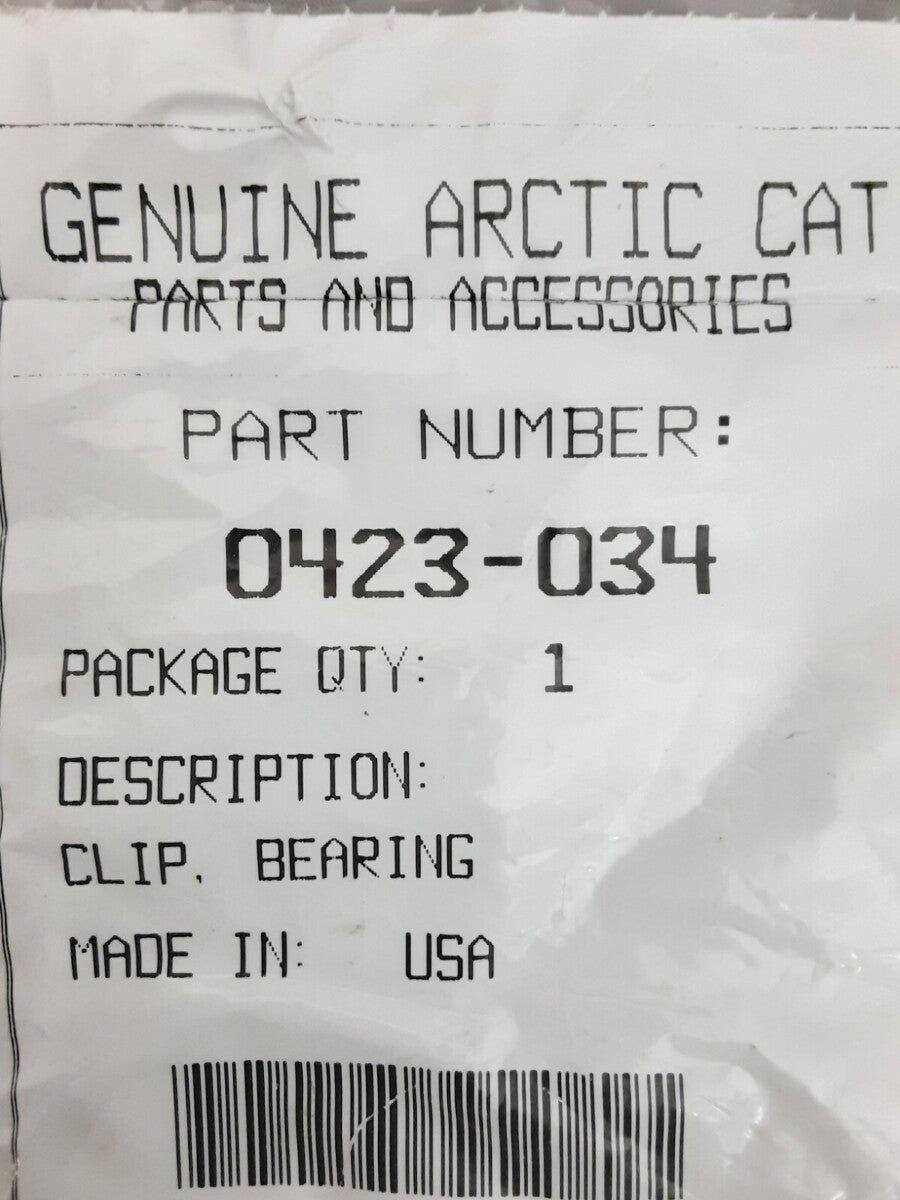 NEW GENUINE ARCTIC CAT 0423-034 Clip, Bearing FIS V-2 650