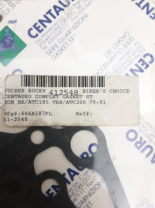 NEW CENTAURO 666A187FL HONDA COMP. GASKET SET XR/ATC185 TRX/ATC200 1979-91
