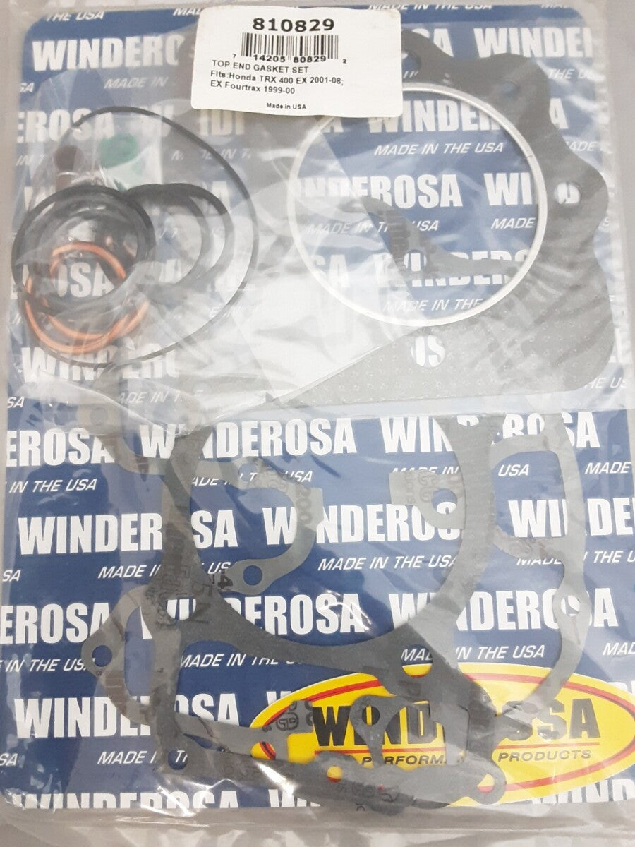 NEW WINDEROSA 810829 HONDA TOP END GASKET SET TRX400 EX 01-08, EX FOURTRAX 99-00