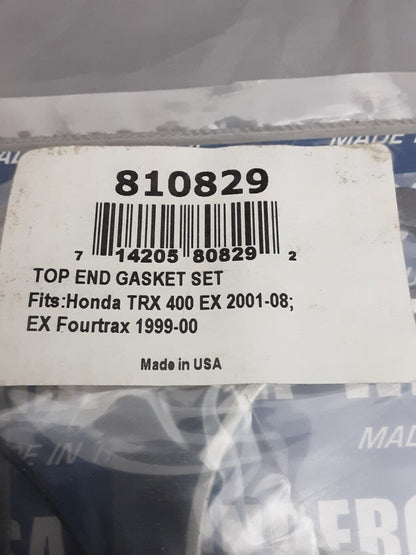 NEW WINDEROSA 810829 HONDA TOP END GASKET SET TRX400 EX 01-08, EX FOURTRAX 99-00