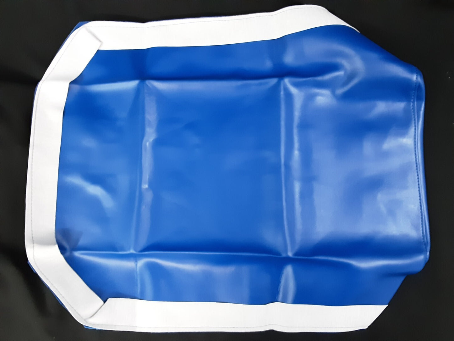 NEW WIDE OPEN AM334 KAWASAKI TECATE KXT250 SEAT COVER BLUE 86-87