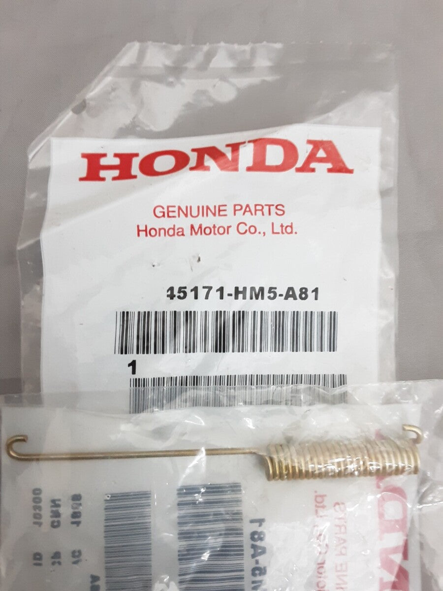 NEW GENUINE HONDA 45171-HM5-A81 QTY 2 SPRING BRAKE FOURTRAX TRX350 TRX300 TRX400