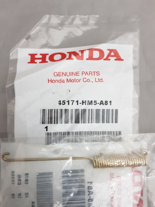 NEW GENUINE HONDA 45171-HM5-A81 QTY 2 SPRING BRAKE FOURTRAX TRX350 TRX300 TRX400
