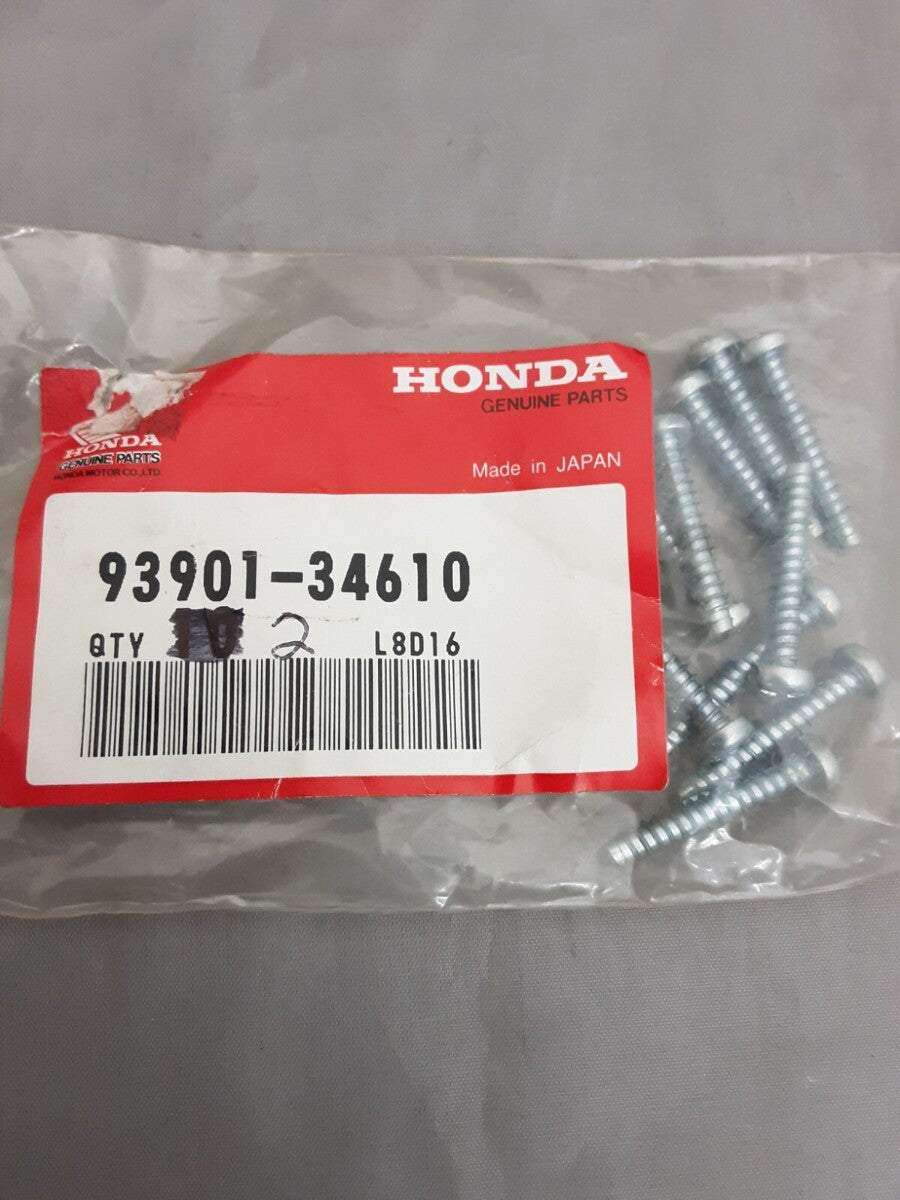 NEW GENUINE HONDA 93901-34610 QTY2 SCREW, TAP MAGNA VF750 CUSTOM CB1000 VT500