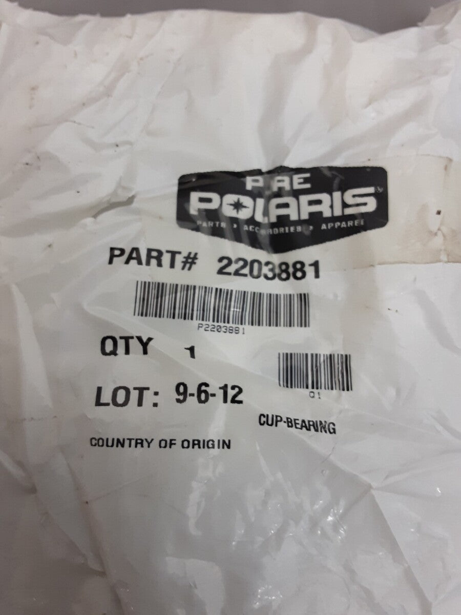 NEW GENUINE POLARIS 2203881 CUP, BEARING RANGER MVRS 700 2007-17