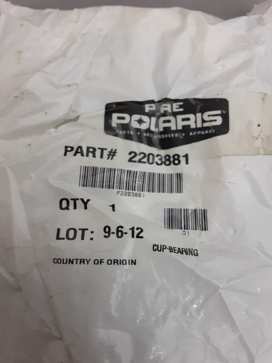 NEW GENUINE POLARIS 2203881 CUP, BEARING RANGER MVRS 700 2007-17