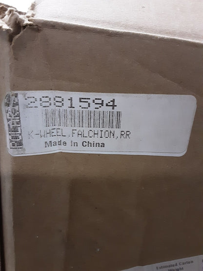 NEW GENUINE VICTORY 2881594 KWHEEL,FALCHION,RR BLACK Vegas 08-17 Gunner 14-17