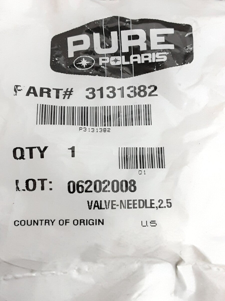 NEW GENUINE POLARIS 3131382 VALVE, NEEDLE 2.5 Trail Blazer Xplorer 2002-06
