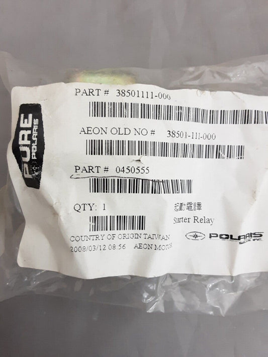 NEW GENUINE POLARIS 0450555 ASM.,STARTER RELAY Scrambler Sportsman Predator
