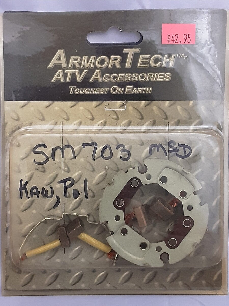 NEW ARMOR TECH AT-01054 POLARIS\ KAWASAKI STARTER BRUSH PLATE KIT SM703