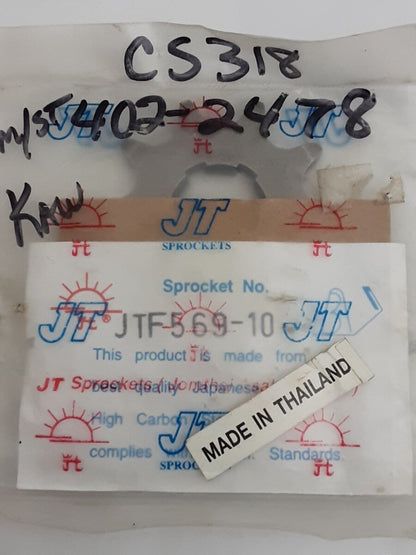 NEW JT KAWASAKI JTF569-10 10T Steel Front Sprocket KDX200 KDX250 KL250 KLX250