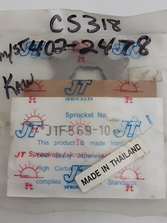 NEW JT KAWASAKI JTF569-10 10T Steel Front Sprocket KDX200 KDX250 KL250 KLX250