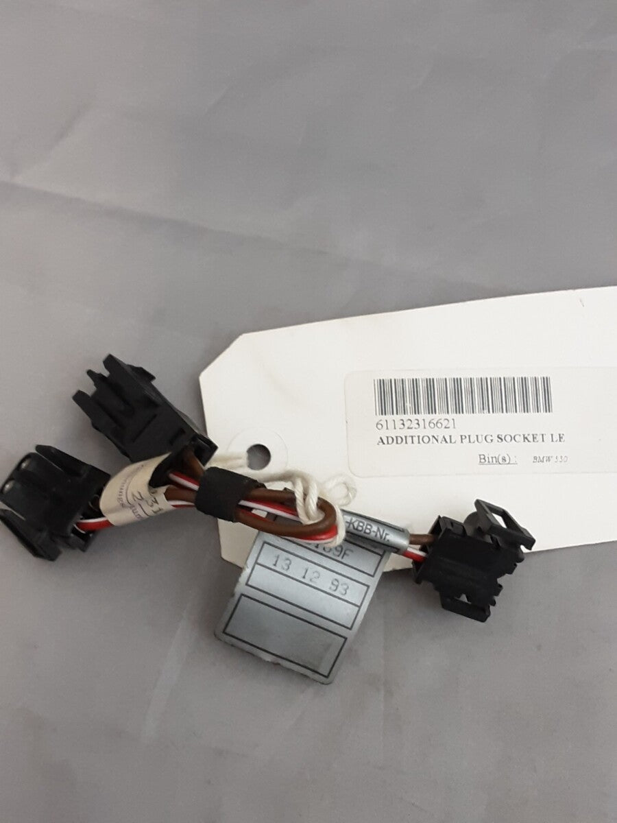 NEW GENUINE BMW 61132316621 ADDITIONAL PLUG SOCKET LEAD 89V2 259T 89V3 K41