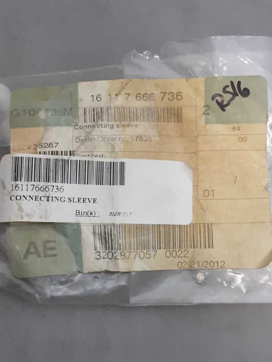 NEW GENUINE BMW 16117666736 CONNECTING SLEEVE R21 98-03 R21A 01-05