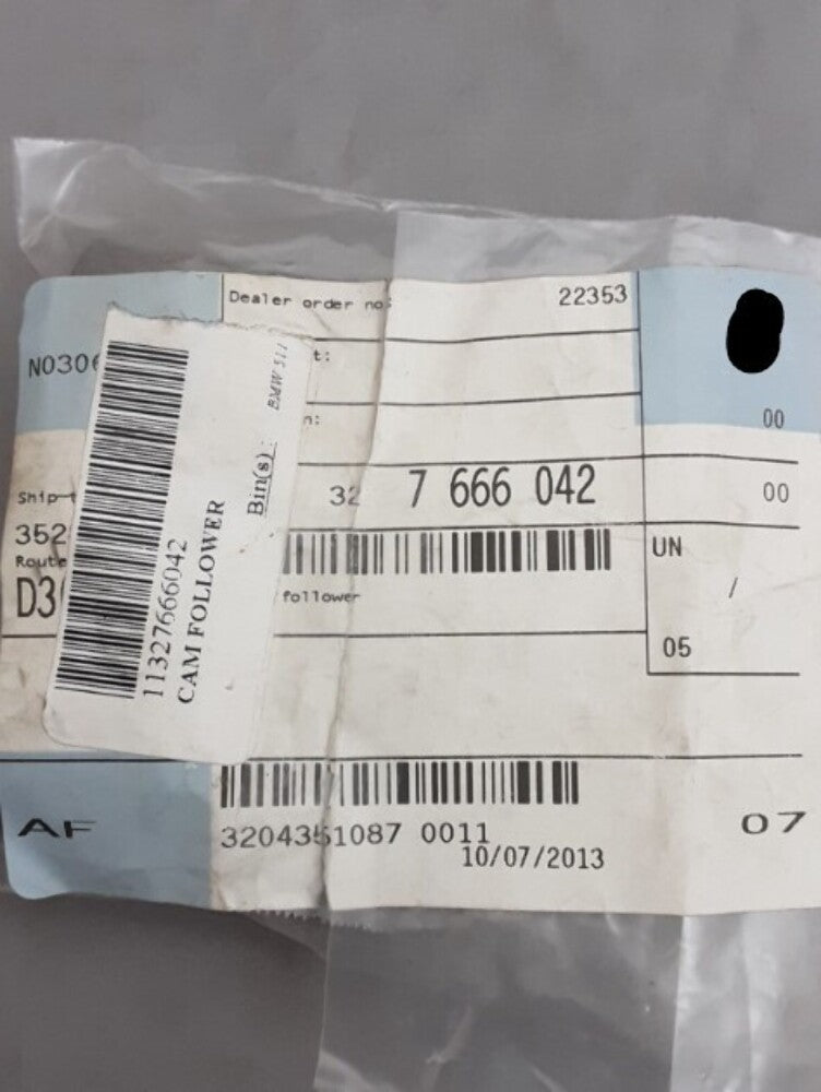 NEW GENUINE BMW 11327666042 CAM FOLLOWER 2.50MM K100RS K1100RS K1100LT K1200RS