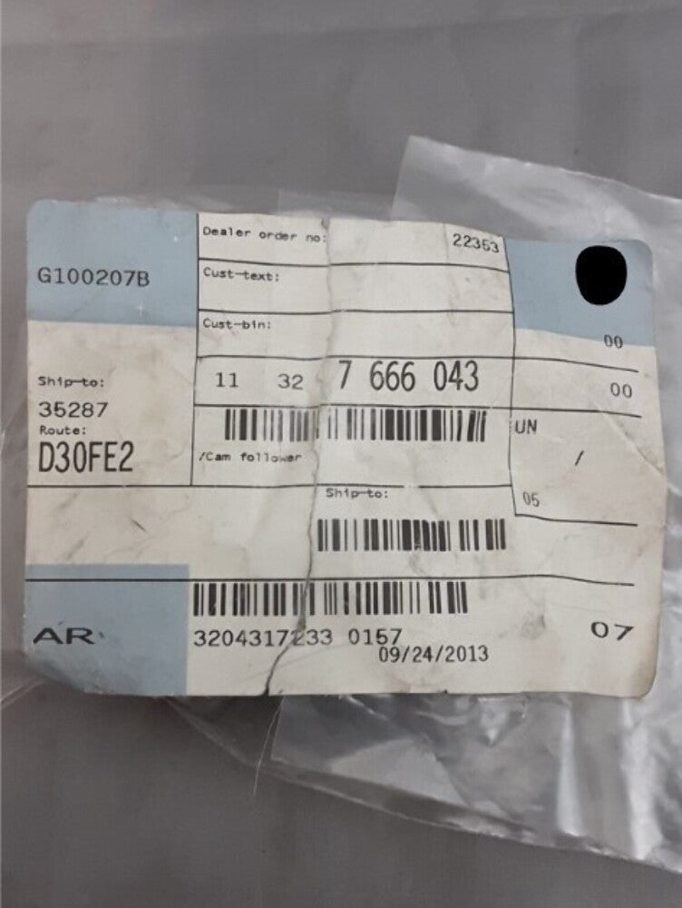 NEW GENUINE BMW 11327666043 CAM FOLLOWER 2.55MM K100RS K1100RS K1100LT K1200RS