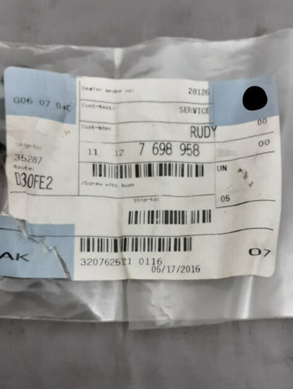 NEW GENUINE BMW 11127698958 SCREW WITH BUSH R1200GS R1200RT R1200R