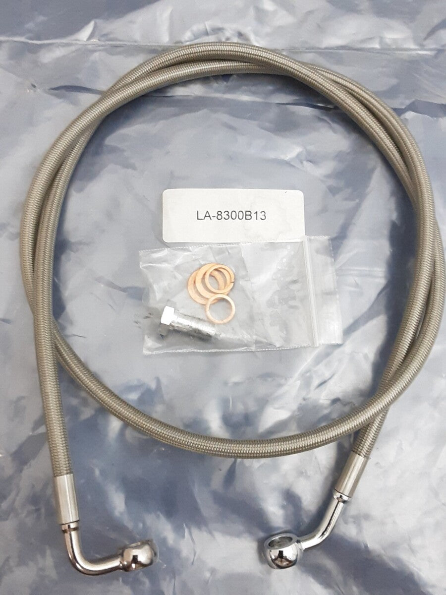 NEW GENUINE HARLEY DAVIDSON LA-8300B13 BRADED FRONT BRAKE LINE SPORTSTER 883 03