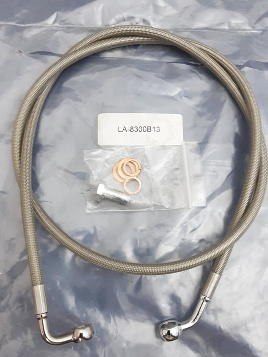 NEW GENUINE HARLEY DAVIDSON LA-8300B13 BRADED FRONT BRAKE LINE SPORTSTER 883 03