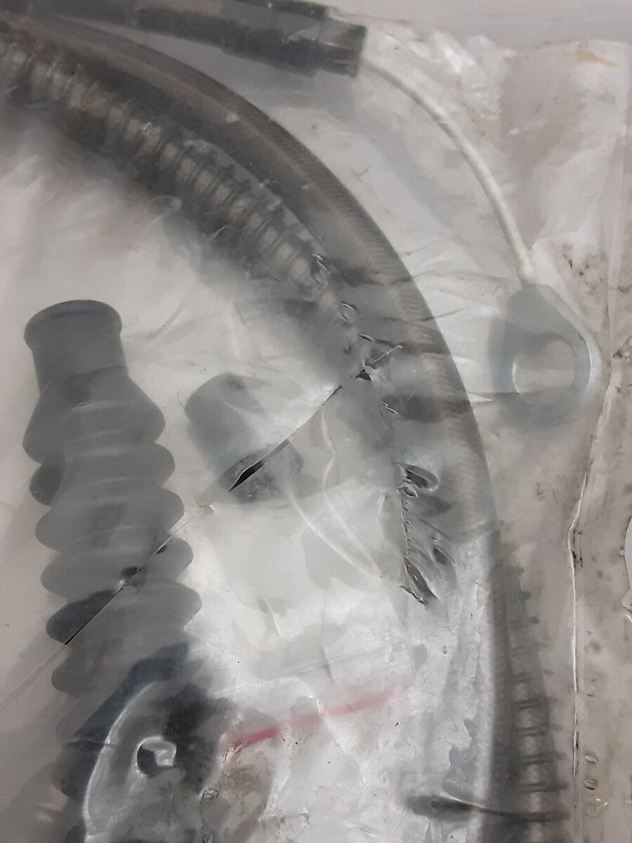 NEW LA Choppers LA-8110C16M Clutch Cable Midnight Braided 15-17" HARLEY FLSTFI