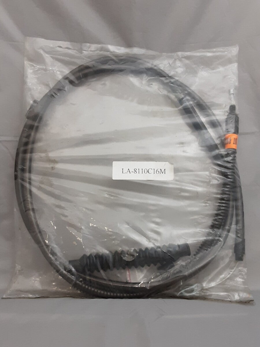 NEW LA Choppers LA-8110C16M Clutch Cable Midnight Braided 15-17" HARLEY FLSTFI