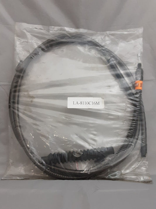 NEW LA Choppers LA-8110C16M Clutch Cable Midnight Braided 15-17" HARLEY FLSTFI