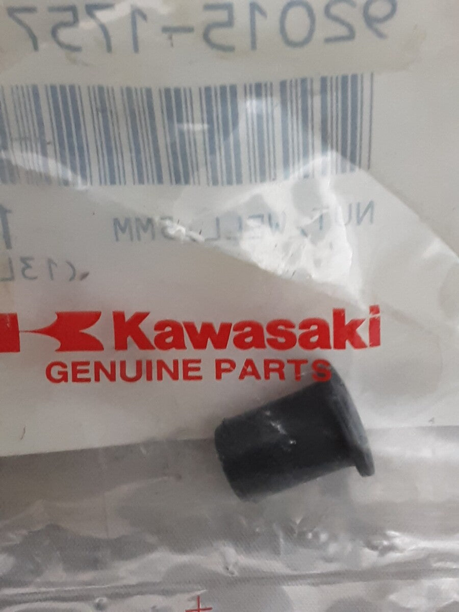 NEW GENUINE KAWASAKI 92015-1757 QTY1 NUT WELL 5MM ZX750-F1 ZX600-C1 1987-2020