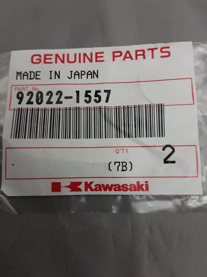 NEW GENUINE KAWASAKI 92022-1557 QTY2 WASHER 6.5X20X1.6 KD80-M5K 1984-2020