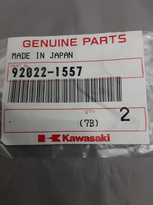 NEW GENUINE KAWASAKI 92022-1557 QTY2 WASHER 6.5X20X1.6 KD80-M5K 1984-2020
