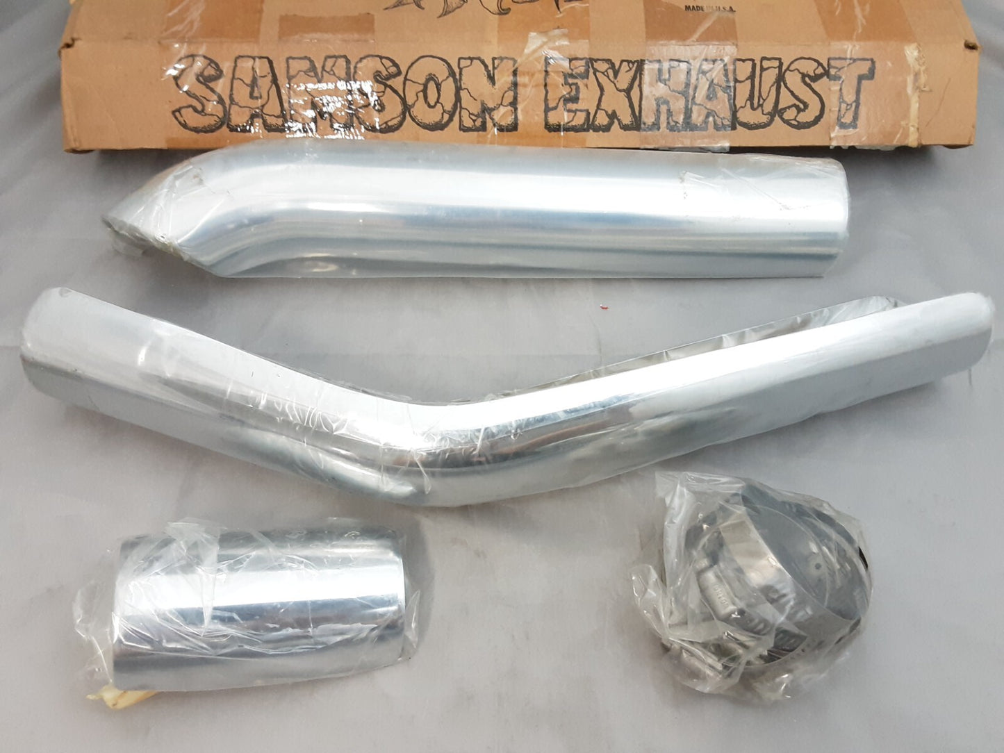 NEW SAMSON DS-200075 Harley Davidson Exhaust Heat Shields 2-1/4"