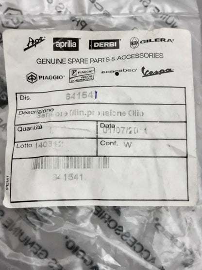 NEW GENUINE PIAGGIO PI641541 Sensor Pressure 150 Liberty 4T 1997-1997
