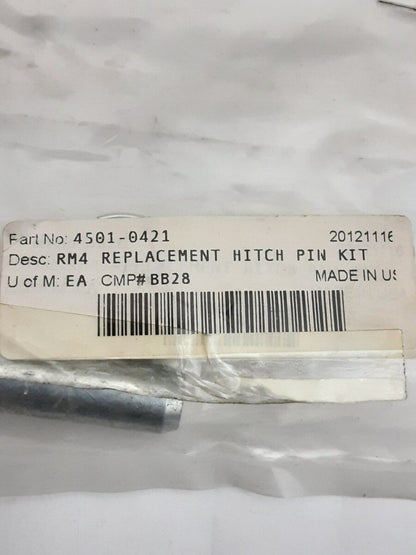 NEW MOOSE 4501-0421 REPLACEMENT HITCH PIN RM4 Rapid Mount Plow System