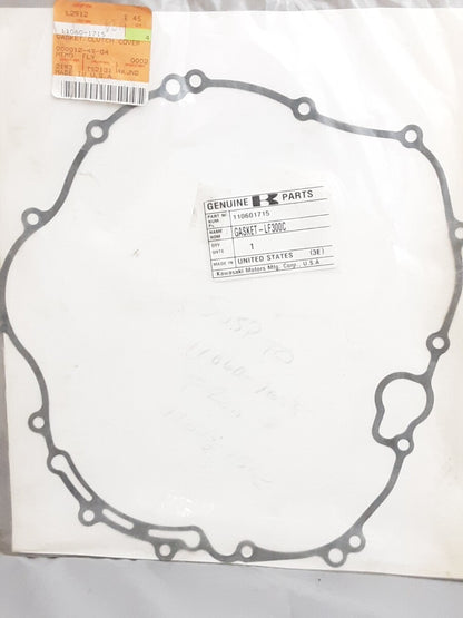 NEW GENUINE KAWASAKI 110601715 GASKET, CLUTCH COVER Bayou KLF300-C8-17 1996-2005