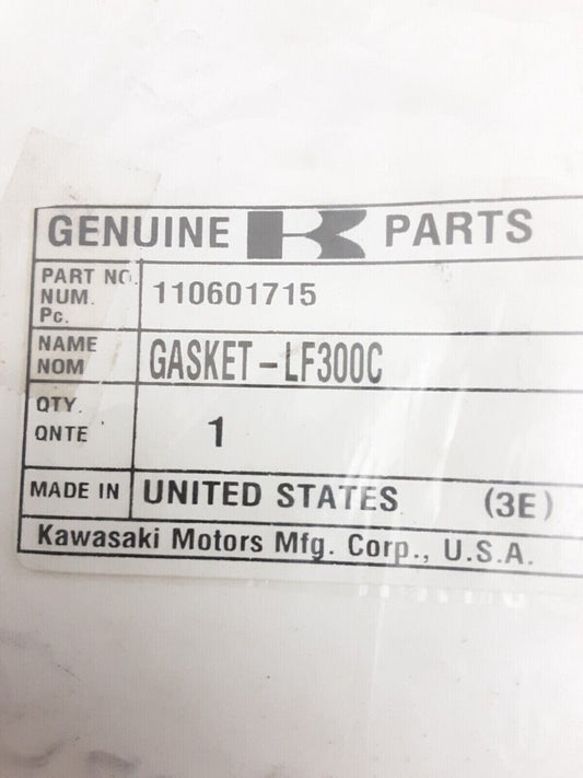NEW GENUINE KAWASAKI 110601715 GASKET, CLUTCH COVER Bayou KLF300-C8-17 1996-2005