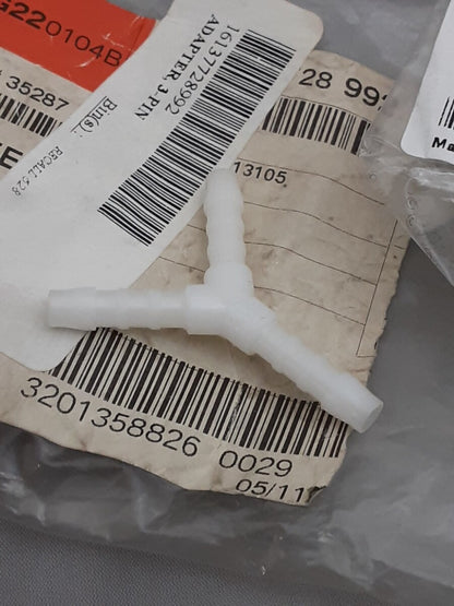 NEW GENUINE BMW 16137728992 ADAPTER, 3-PIN F650 F800 S1000 HP4