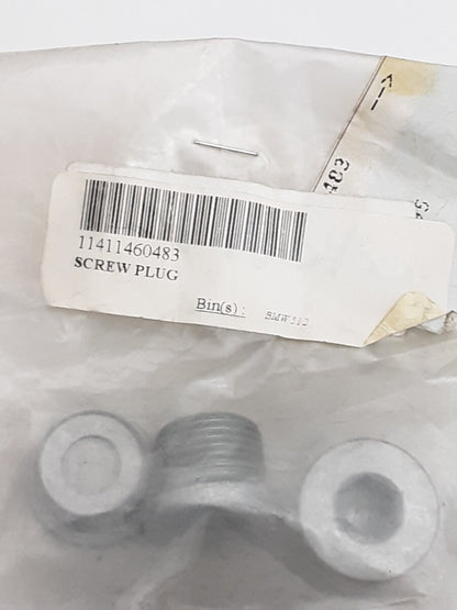 NEW GENUINE BMW 11411460483 SCREW PLUG K100 K75 K1 K1100 R1100 R85 K1200 R1200