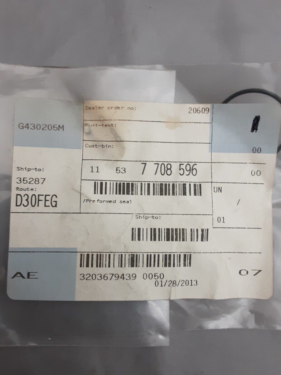 NEW GENUINE BMW 11537708596 PREFORMED SEAL S1000 HP4 2008-2013