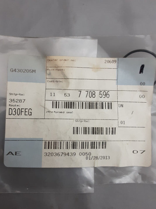 NEW GENUINE BMW 11537708596 PREFORMED SEAL S1000 HP4 2008-2013