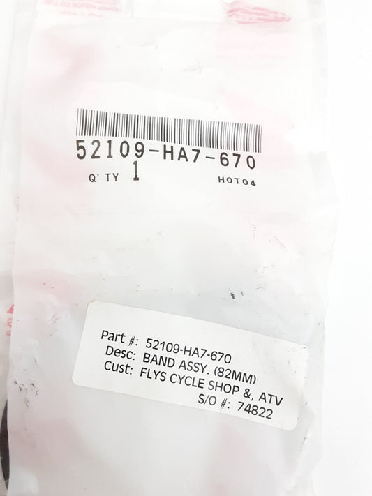 NEW GENUINE HONDA 52109-HA7-670 Band Assy, BOOT JOINT (82MM)