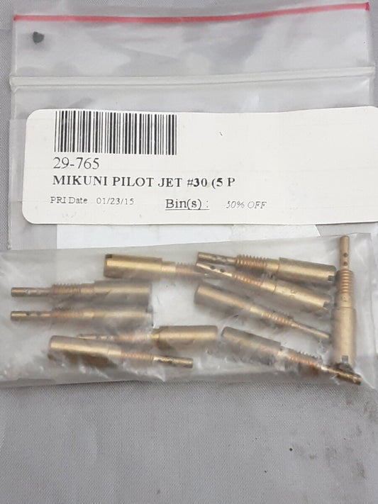 NEW GENUINE MIKUNI 29-765 PILOT JET #30