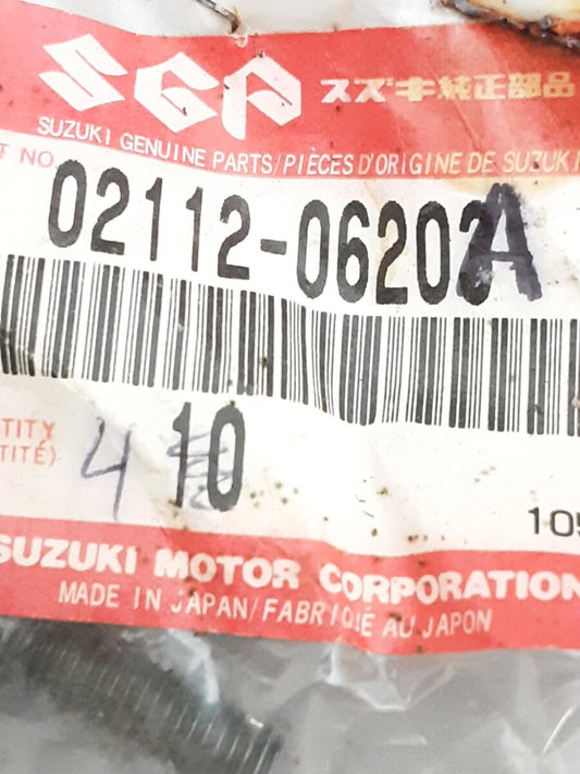 NEW GENUINE SUZUKI 02112-06203 SCREW RM125 RM100 GS750 GS1000 PE175 RM125 75-19