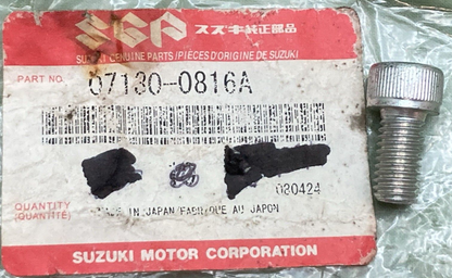 NEW GENUINE SUZUKI 07130-0816A BOLT GS400 GS550 GS750 GS1000 GS425 GS850 1977-20