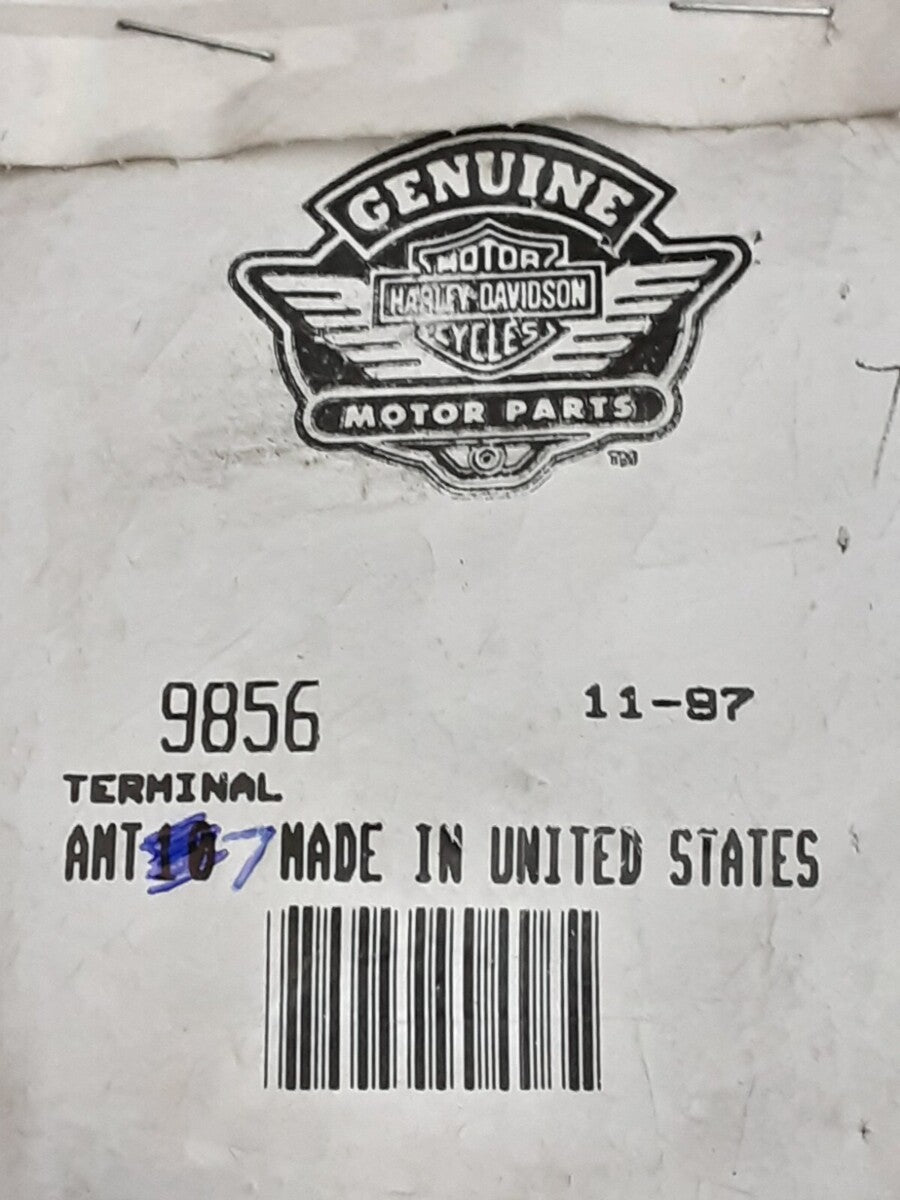 NEW GENUINE HARLEY DAVIDSON 9856 QTY 7 Instrument Gauge Ring Terminal 00 FLSTS