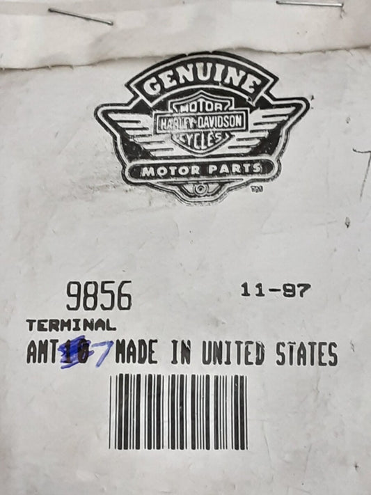NEW GENUINE HARLEY DAVIDSON 9856 QTY 7 Instrument Gauge Ring Terminal 00 FLSTS