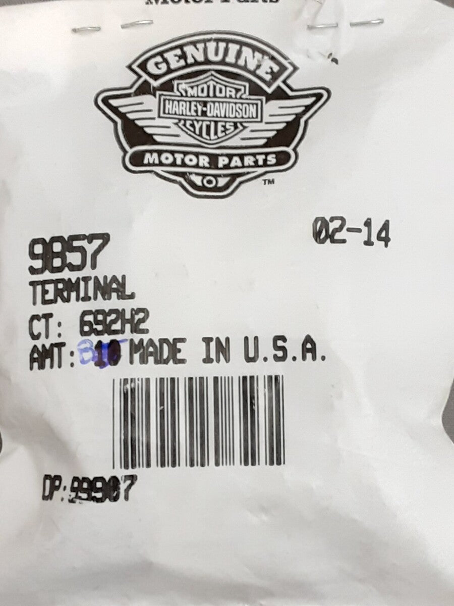 NEW GENUINE HARLEY DAVIDSON 9857 QTY 8 Wire Terminal End