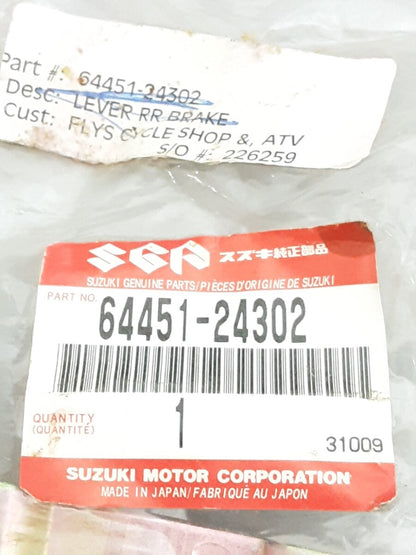 NEW GENUINE SUZUKI 64451-24302 LEVER, BRAKE CAM ALT125 LT125 LT185 ALT185 1983