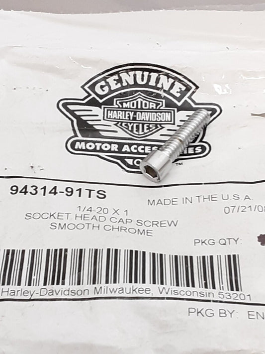 NEW GENUINE HARLEY DAVIDSON 94314-91TS 1/4-20X1 TORX HEAD SCREW