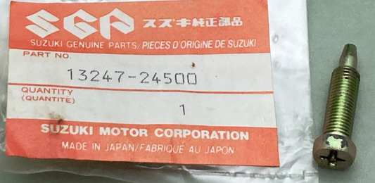 NEW GENUINE SUZUKI 13247-24500 SCREW, DRAIN ALT125 LT125 LT185 ALT185 LT230 1983