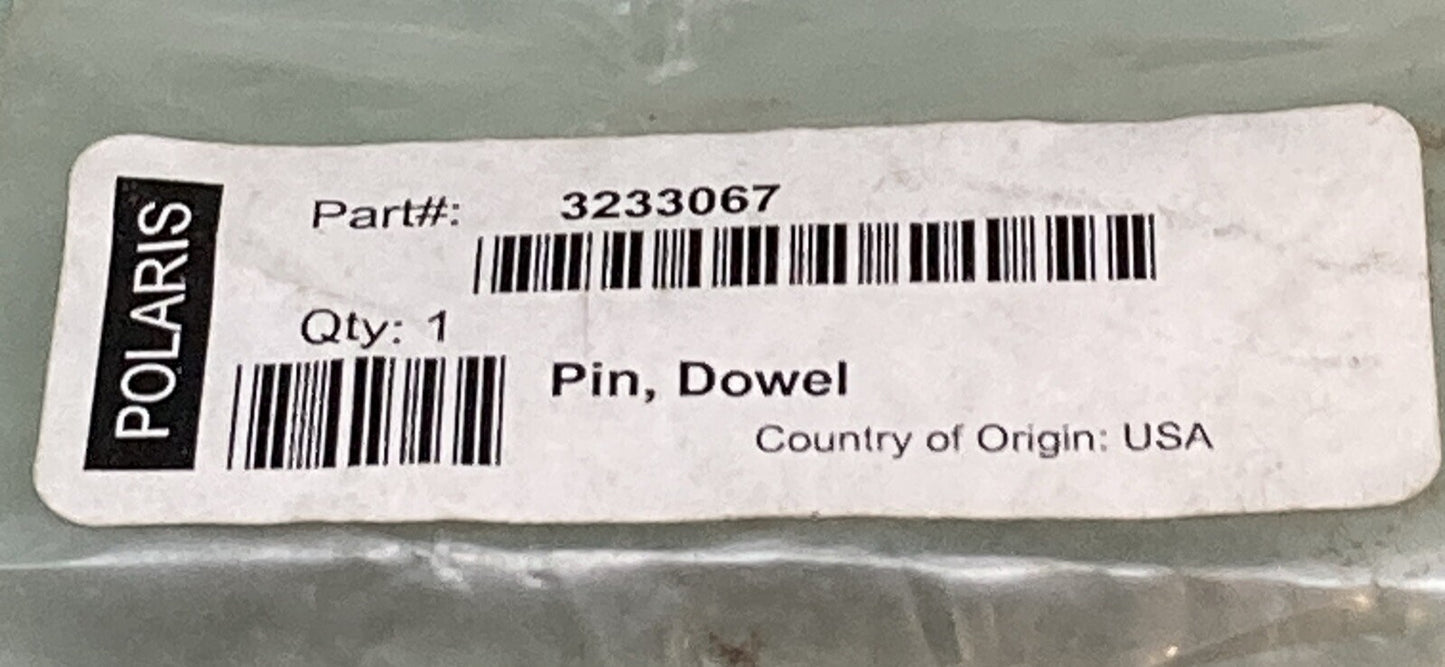 NEW POLARIS 3233067 PIN,GROOVE SPORTSMAN Swedish NORWEGIAN 400L EURO 350L 93-94