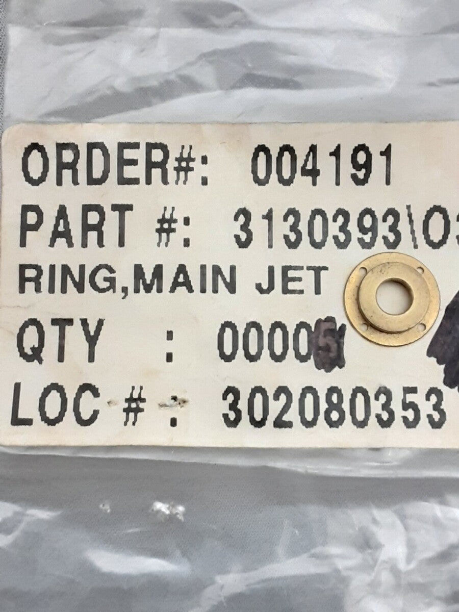 NEW POLARIS 3130393 RING, MAIN JET BIG BOSS TRAIL BOSS CYCLONE 87-95